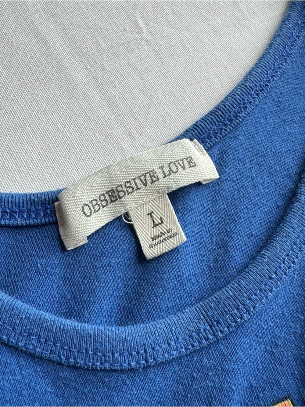 Tennessee Nashville Music City Blue Graphic Cotton Tank Top - Picture 6 of 9